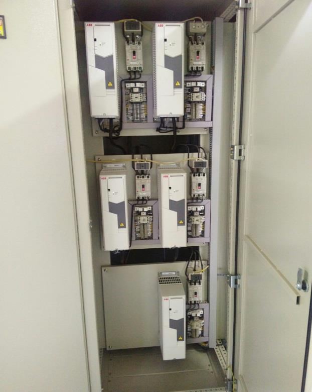 ตู้คอนโทรล VFD ขับมอเตอร์หลายชุด